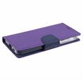 Custodia a Portafoglio Mercury Goospery Fancy Diary per Samsung Galaxy S26+ - Viola