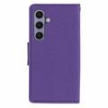 Custodia a Portafoglio Mercury Goospery Fancy Diary per Samsung Galaxy S26+ - Viola