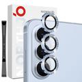 Set di protezioni per la fotocamera con strass per Samsung Galaxy S26+ Northjo - Blu