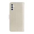 Samsung Galaxy S26+ Custodia portafoglio con strass gufo - Oro