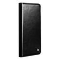 Custodia in pelle a portafoglio Samsung Galaxy S26+ Qialino Classic - nera