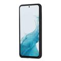 Custodia in Stile Retrò con Portafoglio per Samsung Galaxy S26+ - Nera
