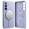 Custodia MagSafe in silicone liquido Ringke per Samsung Galaxy S26+ - Lavanda