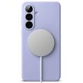 Custodia MagSafe in silicone liquido Ringke per Samsung Galaxy S26+ - Lavanda