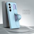Custodia ibrida Smart Samsung Galaxy S26+ con impugnatura in piedi - Blu
