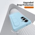 Custodia ibrida Smart Samsung Galaxy S26+ con impugnatura in piedi - Blu
