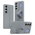 Custodia ibrida Smart Samsung Galaxy S26+ con impugnatura in piedi - Grigio scuro