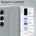 Custodia ibrida Smart Samsung Galaxy S26+ con impugnatura in piedi - Grigio scuro