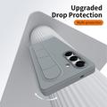 Custodia ibrida Smart Samsung Galaxy S26+ con impugnatura in piedi - Grigio scuro