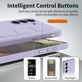 Custodia ibrida Smart Samsung Galaxy S26+ con impugnatura in piedi - Viola