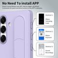 Custodia ibrida Smart Samsung Galaxy S26+ con impugnatura in piedi - Viola