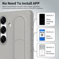 Custodia ibrida Smart Samsung Galaxy S26+ con impugnatura in piedi - Grigio titanio