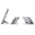 Custodia MagSafe Samsung Galaxy S26+ Spigen Ultra Hybrid S Mag con Kickstand - Bianca / Trasparente