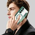 Custodia a libro magnetica elegante per Samsung Galaxy S26+ con scomparti per carte RFID