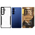 Custodia Tactical Quantum Stealth per Samsung Galaxy S26+ con angoli rinforzati - trasparente / nera