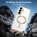 Custodia MagFlex per Samsung Galaxy S26+ Tech-Protect - Compatibile con MagSafe - Trasparente / Color Oro