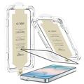 Protezione per schermo in vetro temperato Tech-Protect Quick Set AR+ per Samsung Galaxy S26+ - Bordi neri