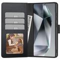 Custodia a portafoglio con magnete e supporto Tech-Protect per Samsung Galaxy S26+ - Nera