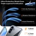 Samsung Galaxy S26+ Torras Skin-Touch Case with Interchangeable Buttons (Open Box - Excellent) - Clear