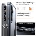 Samsung Galaxy S26+ Torras Skin-Touch Case with Interchangeable Buttons (Open Box - Excellent) - Clear