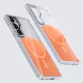 Custodia ibrida bicolore per Samsung Galaxy S26+ - Compatibile con MagSafe - Arancione
