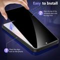 Proteggi Schermo in Vetro Temperato a Copertura Totale Privacy per Samsung Galaxy S27 - Bordo Nero
