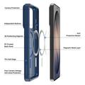 Custodia ibrida per Samsung Galaxy S27 Pro Dux Ducis Yind - Compatibile con MagSafe - Tummansininen