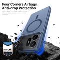 Custodia ibrida per Samsung Galaxy S27 Pro Dux Ducis Yind - Compatibile con MagSafe - Tummansininen