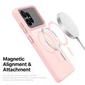 Custodia ibrida per Samsung Galaxy S27 Pro Dux Ducis Yind - Compatibile con MagSafe - Rosa Chiaro