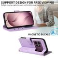 Custodia a portafoglio trapuntata lusso per Samsung Galaxy S27 Pro - Viola