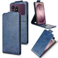 Samsung Galaxy S27 Pro Custodia verticale con supporto - Blu scuro