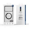 Custodia ibrida Dux Ducis Aimo compatibile con MagSafe per Samsung Galaxy S27 Ultra - Nera