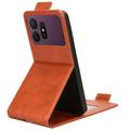 Samsung Galaxy S27 Ultra Custodia verticale con supporto - Marrone