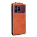 Samsung Galaxy S27 Ultra Custodia verticale con supporto - Marrone