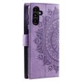 Custodia a portafoglio Mandala per Samsung Galaxy S27+ con cinturino da polso - Viola