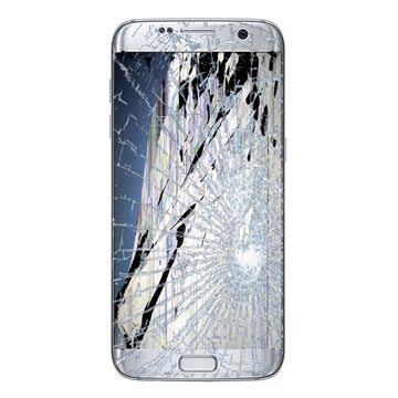 Riparazione del Display LCD e del Touch Screen del Samsung Galaxy S7 Edge (GH97-18533B) - Color Argento