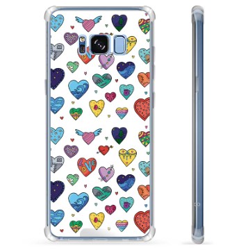 Custodia ibrida per Samsung Galaxy S8 - Cuori