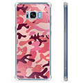 Custodia ibrida per Samsung Galaxy S8 - Rosa mimetico