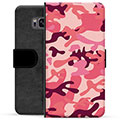 Custodia a Portafoglio Premium per Samsung Galaxy S8 - Rosa Camouflage
