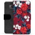 Custodia Portafoglio per Samsung Galaxy S8  - Fiori Vintage