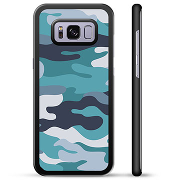 Cover protettiva per Samsung Galaxy S8 - Blu mimetico
