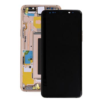 Cover Frontale con Display LCD GH97-21696E per Samsung Galaxy S9 - Color Oro