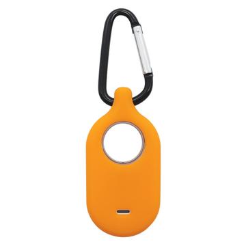 Custodia in silicone Samsung Galaxy SmartTag 2 con portachiavi - arancione