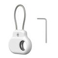 Custodia in silicone per Samsung Galaxy SmartTag/SmartTag2 con filo in acciaio inossidabile