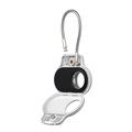 Custodia in silicone per Samsung Galaxy SmartTag/SmartTag2 con filo in acciaio inossidabile