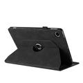Custodia intelligente rotante a 360 Samsung Galaxy Tab A11/A9 con slot per carte - Nera