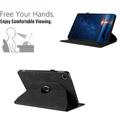 Custodia intelligente rotante a 360 Samsung Galaxy Tab A11/A9 con slot per carte - Nera