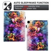 Custodia Smart Folio per Samsung Galaxy Tab A11/A9 - Fioritura floreale
