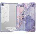 Custodia Folio Tri-Fold Samsung Galaxy Tab A11/A9 Tech-Protect SmartCase Pen Hybrid - Viola Marmo