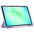 Custodia Folio Tri-Fold Samsung Galaxy Tab A11/A9 Tech-Protect SmartCase Pen Hybrid - Viola Marmo